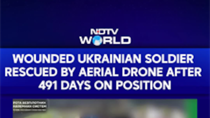 Wounded Ukrainian Soldier Rescued by Aerial Drone After 491 Days on Position
