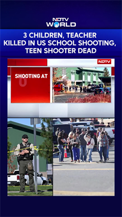 US Shooting News | 3 Children, Teacher Killed In US School Shooting, Teen Shooter Dead