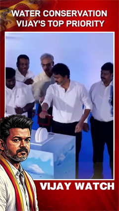 Tamil Nadu | Water Conservation: Vijay's Top Priority | The Southern View