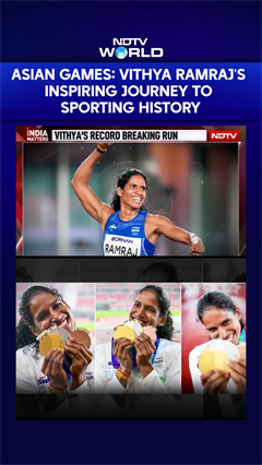 Asian Games: Vithya Ramraj's Inspiring Journey to Sporting History