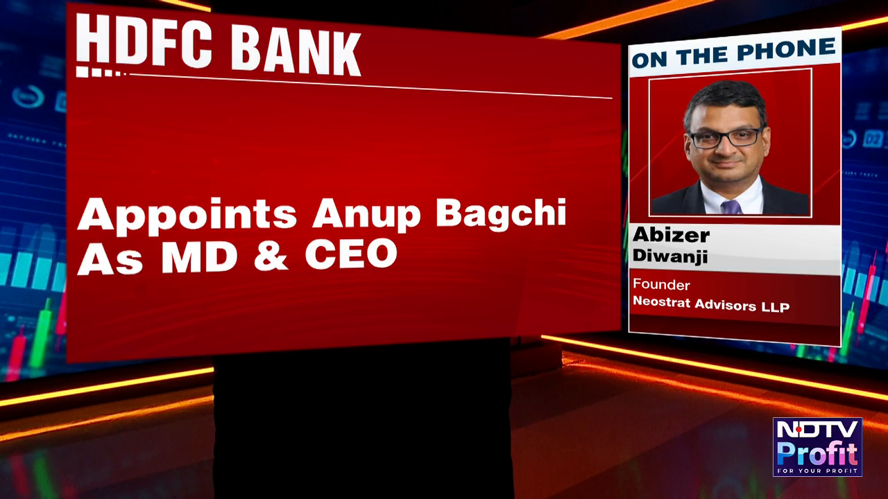 HDFC Bank CEO Race Ends As Anup Bagchi's 3-Year Appointment Gets RBI Nod