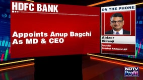 HDFC Bank CEO Race Ends As Anup Bagchi's 3-Year Appointment Gets RBI Nod