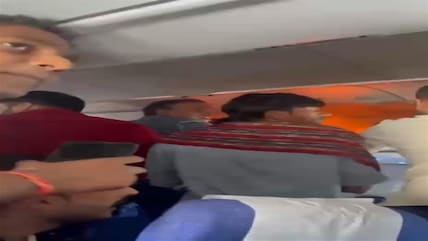 पावर बैंक से इंडिगो की फ्लाइट में लगी आग, VIDEO