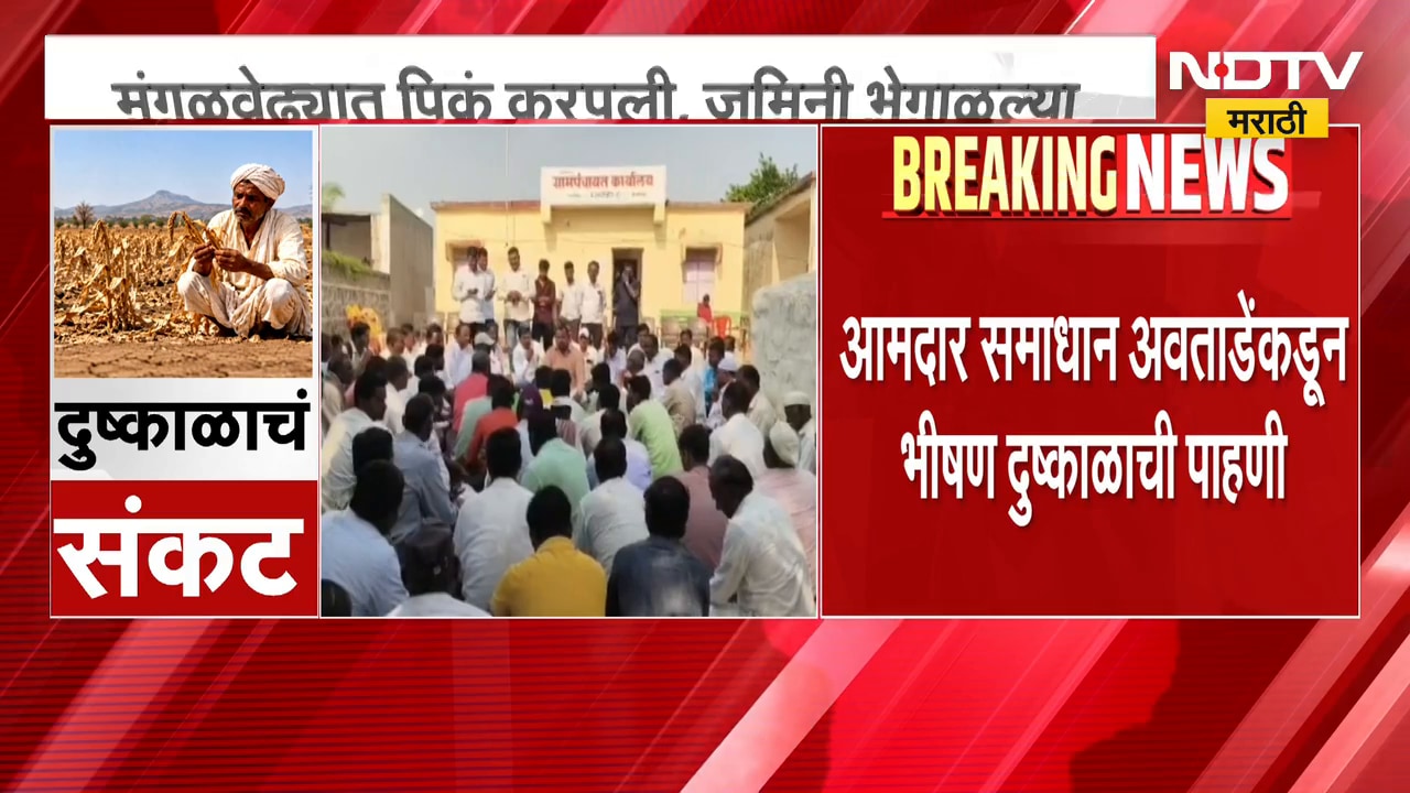Nashik । दोन महिन्यांपासून पाऊस गायब, होत्याचं नव्हतं झालं, पिकावर चालवावा लागला ट्रॅक्टर