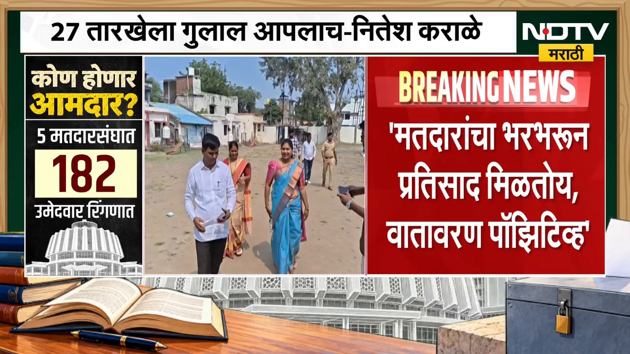 Nitesh Karale Master | अपक्ष उमेदवार नितेश कराळे यांना बजावला मतदानाचा हक्क