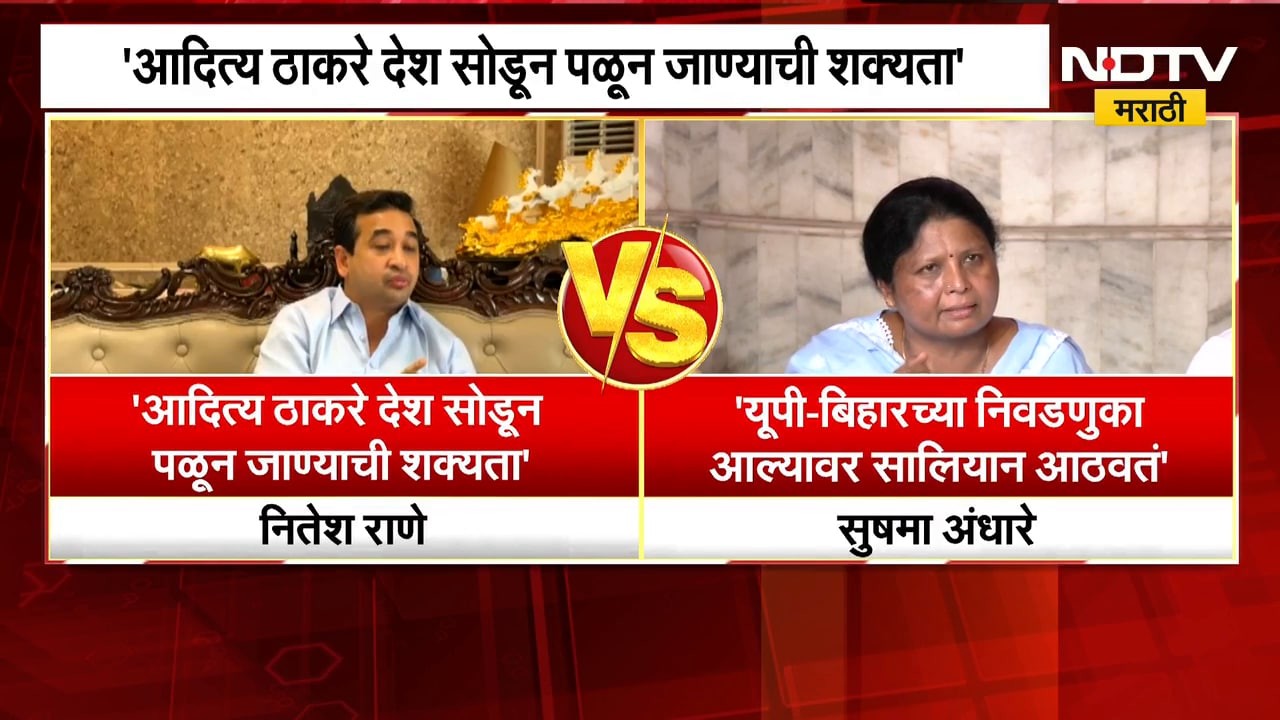 Nitesh Rane Vs Sushma Andhare | नितेश राणे यांचा ठाकरेंवर गंभीर आरोप, सुषमा अंधारे कडाडल्या