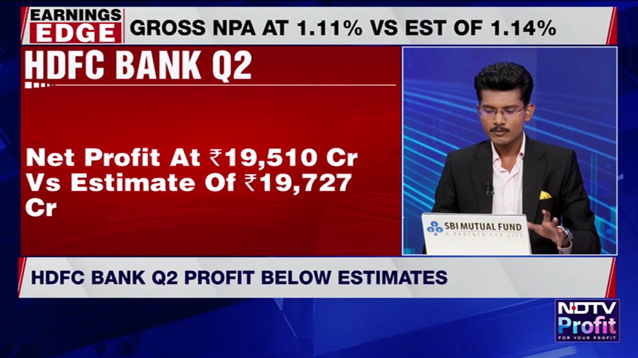 HDFC Bank Q2 Net Profit Rises