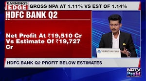 HDFC Bank Q2 Net Profit Rises