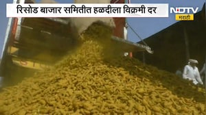 Washim News | रिसोड बाजार समितीत हळदीला विक्रमी दर, शेतकऱ्यांना दिलासा | NDTV Marathi