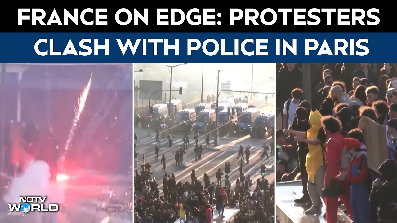 France Protest Erupts Again: 3,20,000 Hit French Streets As Cost-Of-Living Anger Boils Over | Macron