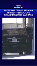 President Trump Watches IndyCar Race In Washington As Freedom 250 Grand Prix Makes History