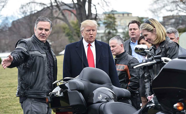 Donald Trump, Feeling Betrayed, Threatens To Punish Harley In Tweetstorm
