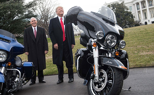 Trump Says India's 50% Tariff On US Motorcycles Unacceptable
