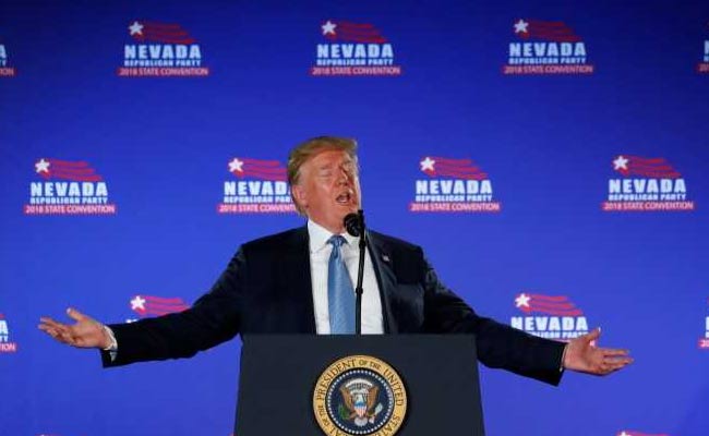 Trump Defends Policies On Border, North Korea In Visit To Las Vegas