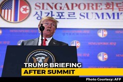 Kim Committed To Destroy Missile Engine Test Site, Says Trump Kim Committed To Destroy Missile Engine Test Site, Says Trump