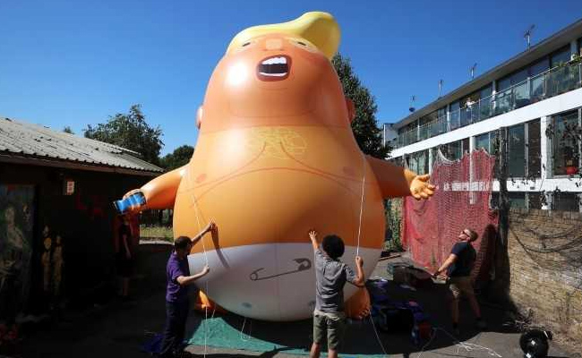 London Protestors Find A Unique Way To Mock Donald Trump