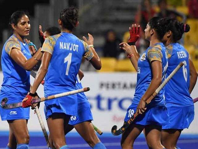 Hockey: India women beat Thailand 5-0 to remain unbeaten in group stage Hockey: India women beat Thailand 5-0 to remain unbeaten in group stage