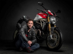 Andrea Dovizioso Unveils 25th Anniversary Ducati Monster 1200