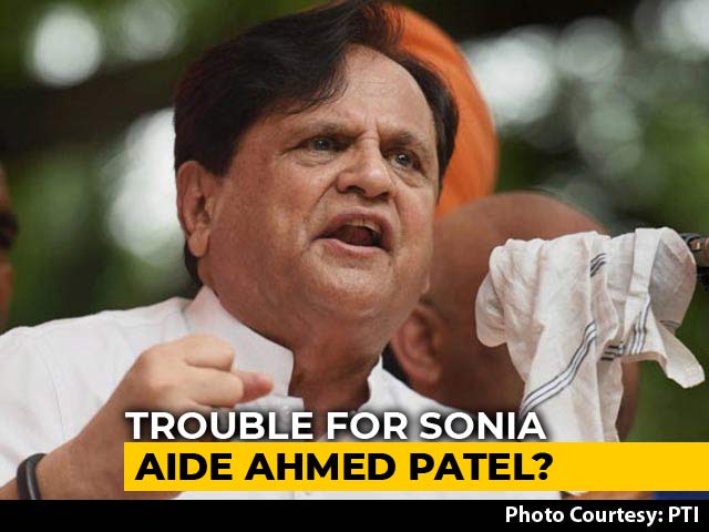 25 Lakh Trail Reaches Sonia Gandhi Aide Ahmed Patel's House: Probe Agency