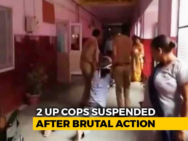 In Video, Cops Drag Suspected Thief Down UP Hospital Corridor