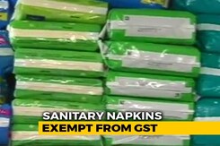 Sanitary Napkins Now Exempt From GST After Year-Long Opposition Sanitary Napkins Now Exempt From GST After Year-Long Opposition