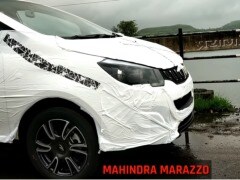 Production-Spec Mahindra Marazzo Spotted Ahead Of Launch