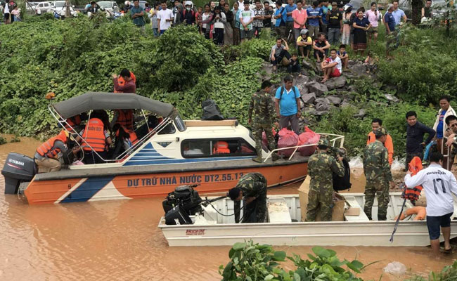 A Scramble For Survivors After Laos Dam Collapse, Thousands Await Rescue