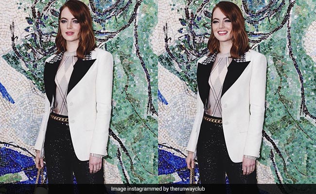 The Reign Of The Pantsuit Continues And The Crown Goes To Emma Stone
