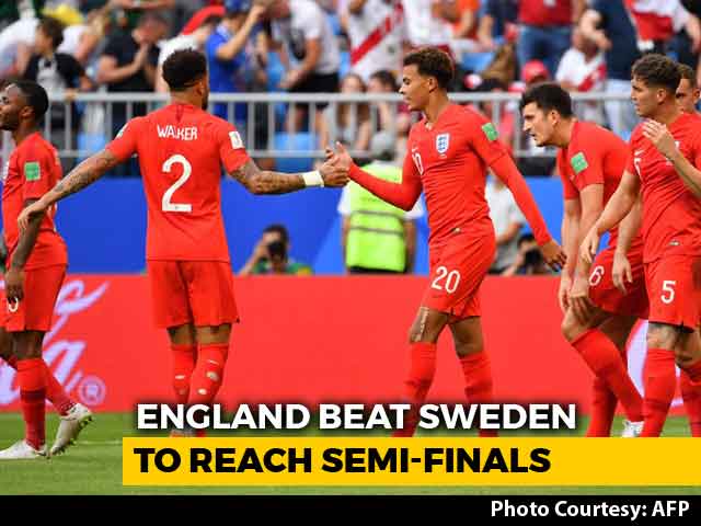 FIFA World Cup 2018: England Beat Sweden To Book Semi-Final Spot