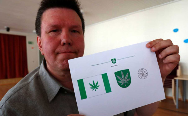 Town Called Kanepi Adopts Cannabis Leaf As Logo After Online Poll