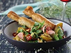 Air Fried Kurkuri with Anardana Churan