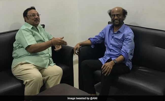 Rajinikanth Visits Karunanidhi In Hospital, Prays For His Speedy Recovery