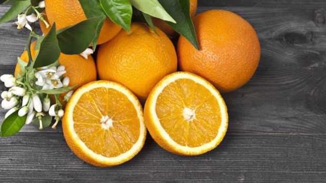 Oranges are a great source of vitamin C which boosts happy hormones