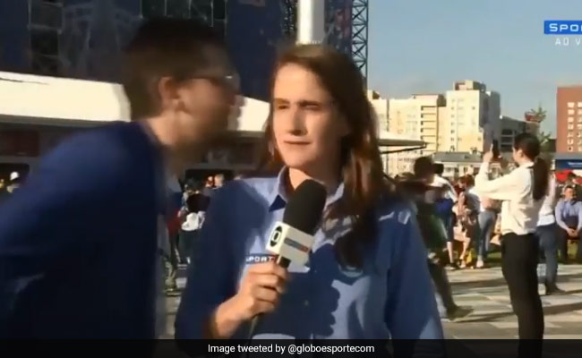 Man Tries To Kiss Reporter On Live TV. Her Reaction Has Internet Cheering
