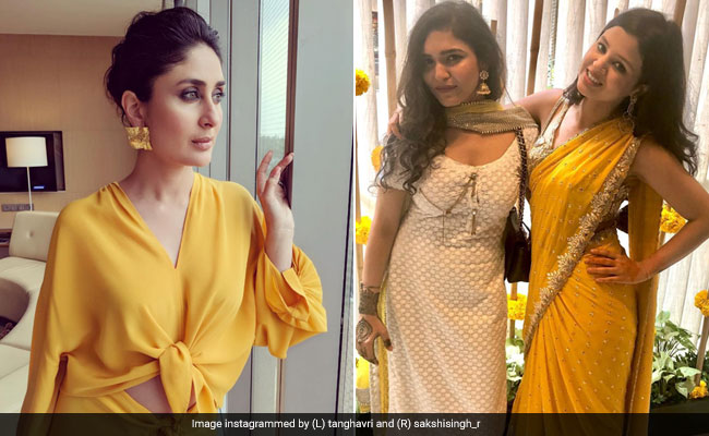 Yellow Is Still The Colour Of The Season - Kareena Kapoor And Sakshi Dhoni Know This