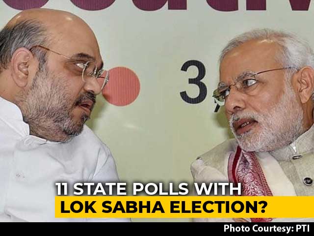 BJP Considering Holding Simultaneous Polls In 11 States In 2019: Sources