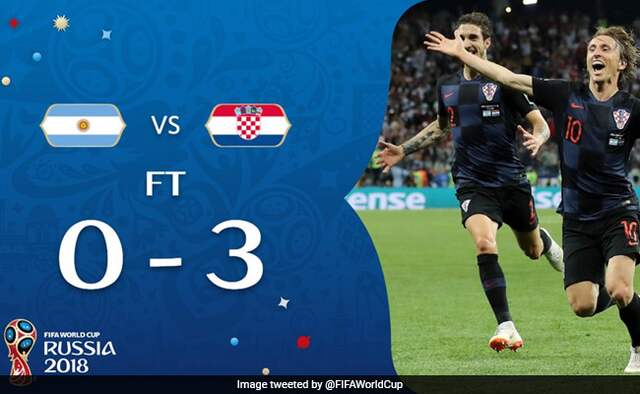 Fifa World Cup 2018 Croatia stun Argentina 3-0 Fifa World Cup 2018 Croatia stun Argentina 3-0