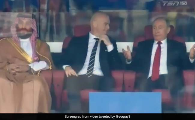 FIFA वर्ल्ड कप 2018: खिलाड़ी ने ऐसा मारा गोल, देखकर कुछ ऐसा करने लगे राष्ट्रपति पुतिन