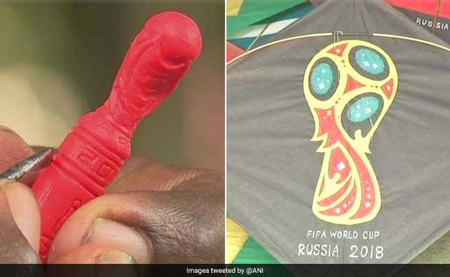 Custom Kites, Miniature Trophies: Fifa World Cup Fever Grips India