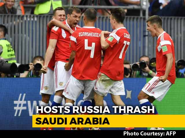 FIFA World Cup: Russia Thump Saudi Arabia 5-0 In Tournament Opener