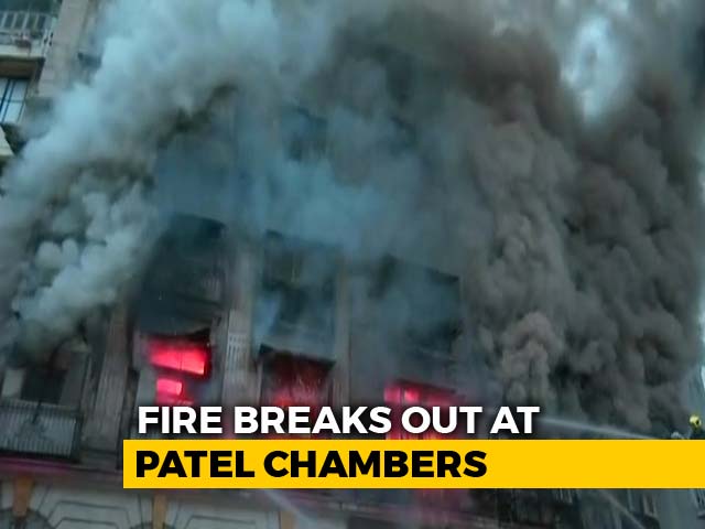 Building Collapses As Massive Fire Breaks Out At Mumbai's Fort Area