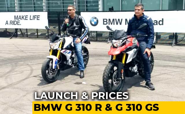 BMW G 310 R And BMW G 310 GS Launched In India