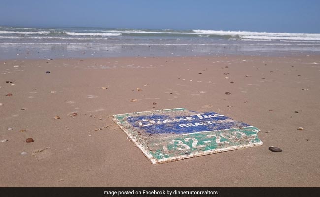 How A Sign From The United States Ended Up On A Beach In France
