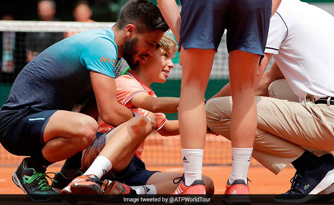 Video: When A Ball Boy Collided With A Tennis Player At French Open