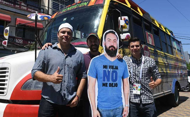 Here's Why This Group Brought A Cutout Of Their Friend To World Cup