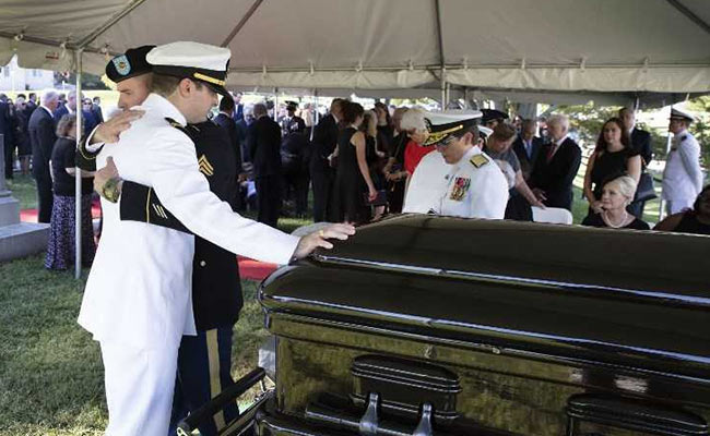 John McCain Laid To Rest After A Week Of Bipartisan Tribute