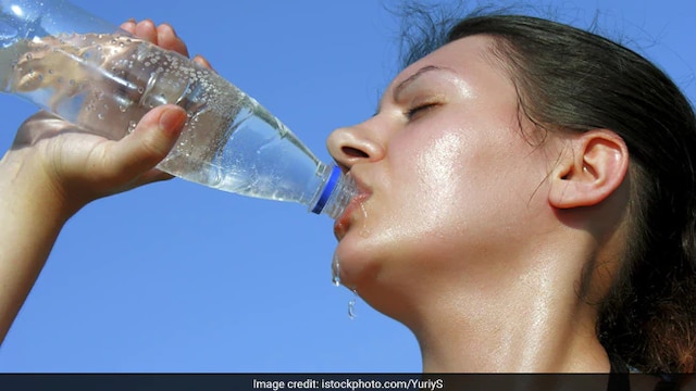 Heavy sweating is a sign of heat exhaustion