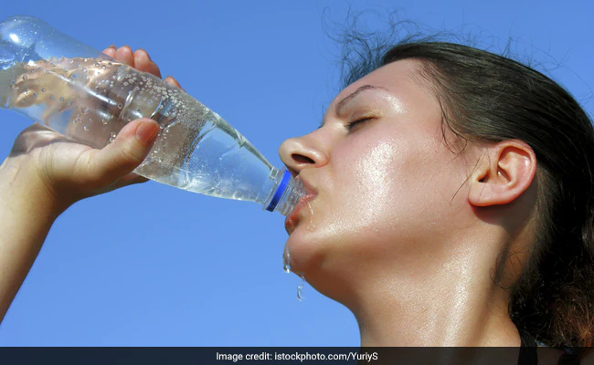 Heavy sweating is a sign of heat exhaustion