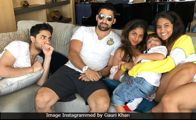 Seen Suhana And AbRam's Happy Pic With Cousins Alia And Arjun Yet? (Courtesy, Gauri Khan)