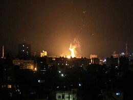 Israel Strikes Gaza In Response To Rocket Attack: Report Israel Strikes Gaza In Response To Rocket Attack: Report